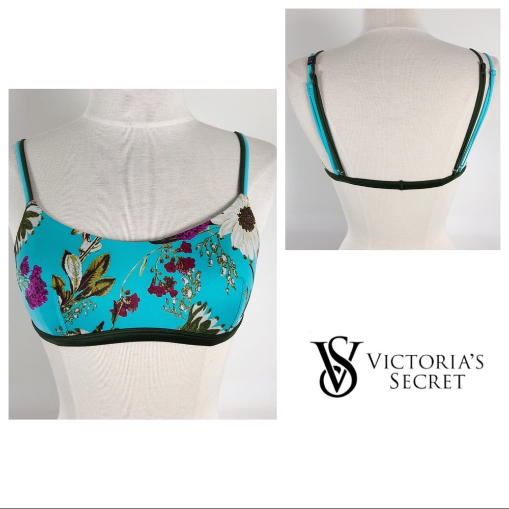 NWT Victoria’s Secret Floral Strappy Bralette - XS